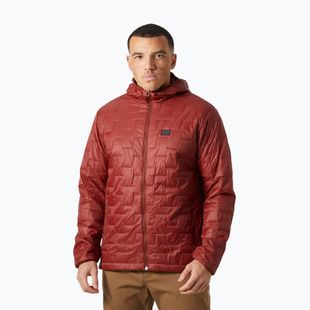 Мъжки хибридни якета Helly Hansen Lifaloft с качулка и изолатор mars red
