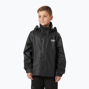 Детско яке за ветроходство Helly Hansen Moss black