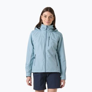 Дамско яке за ветроходство Helly Hansen Crew Hooded 2.0 windy blue