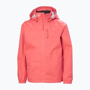 Детско яке за ветроходство Helly Hansen Crew Hooded Jr 41813 sunset pink