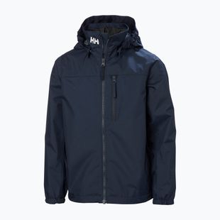 Детско яке за ветроходство Helly Hansen Crew Hooded Jr 41813 navy
