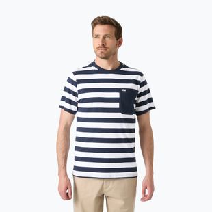 Мъжка тениска Helly Hansen Hudson navy stripe