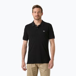 Мъжка поло тениска Helly Hansen Elba Fitted Polo black
