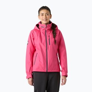 Дамско яке за ветроходство Helly Hansen Crew Hooded Midlayer 2.0 hot pink