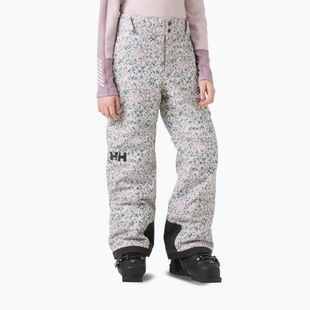 Детски скиорски панталони Helly Hansen Diamond purple clay aop