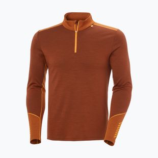 Мъжки термоактивен суитшърт Helly Hansen Lifa Merino Midweight 1/2 Zip iron oxide