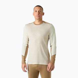 Мъжки термоактивен суитшърт Helly Hansen Lifa Merino Midweight Crew snow monogram aop