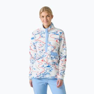 Дамски поларен суитшърт Helly Hansen Maridalen Printed Fleece white slope map aop