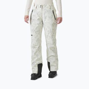 Дамски скиорски панталони Helly Hansen Legendary Insulated cream new nordic aop