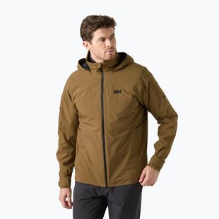 Мъжко яке за ветроходство Helly Hansen HP Racing Lifaloft Hood sepia