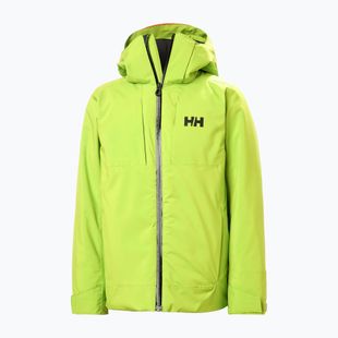 Детско скиорско яке Helly Hansen Alpha luminous green