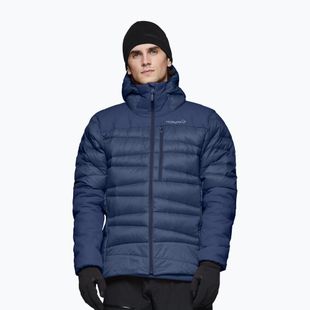 Мъжко пухено яке NORRONA Falketind Down 750 Zip Hood indigo night
