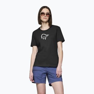 Дамска тениска NORRONA Cotton Viking caviar black
