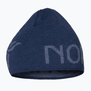 Зимна шапка NORRONA MerinoUll Logo Beanie indigo night melange