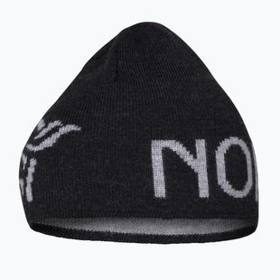 Зимна шапка NORRONA MerinoUll Logo Beanie caviar melange