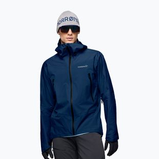 Мъжко яке за дъжд NORRONA Falketind Gore-Tex indigo night