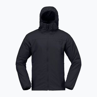 Мъжко ватирано яке NORRONA Femund Thermo60 Zip Hood caviar black
