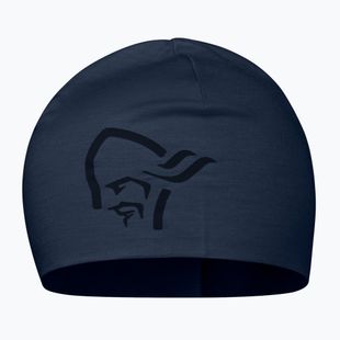 Зимна шапка NORRONA PureUll 180 Beanie indigo night