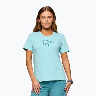 Дамска тениска NORRONA Cotton Viking aqua haze