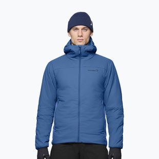 Мъжко ватирано яке NORRONA Femund Thermo60 Zip Hood dark blue