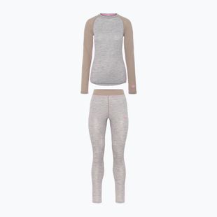 Дамски комплект термобельо KARI TRAA Kaia light grey melange