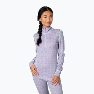 Дамски термоактивен суитшърт KARI TRAA Rose Half Zip lily