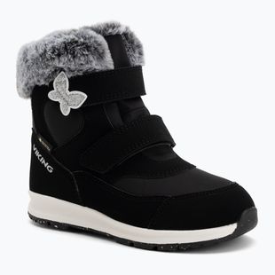Детски ботуши за сняг Viking Footwear Belle Butterfly Warm GTX 2V black