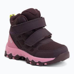 Детски обувки Viking Footwear Track Mid 2V Waterproof слива/многоцветни