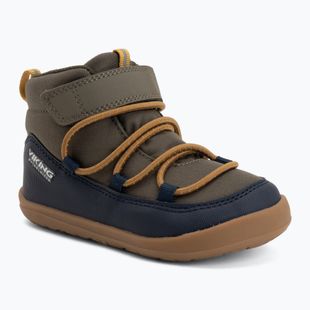 Детски обувки barefoot Viking Birch Barefoot Mid 1V Waterproof navy/olive
