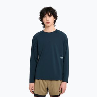 Мъжка блуза с дълъг ръкав за бягане Ciele Athletics DLY deep space