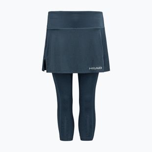 Дамска пола за тенис HEAD Club 3/4 Tights Skort navy