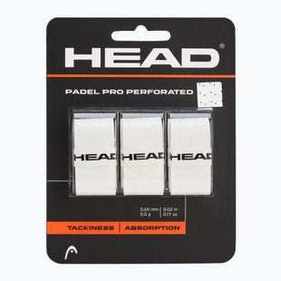 Грип за тенис ракета HEAD Perforated 3 бр. white