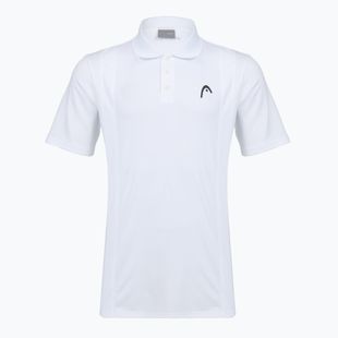 Мъжка поло фланелка за тенис HEAD Club 25 Tech Polo white