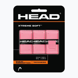 Грип за тенис ракета HEAD Xtremesoft Grip Overwrap 3 бр. pink