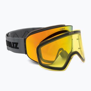 Скиорски очила Bliz Flow matt black/brown gold multi/yellow