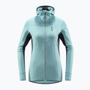 Дамски суитшърт за трекинг Haglöfs L.I.M Mid Comp Hood blue 605255