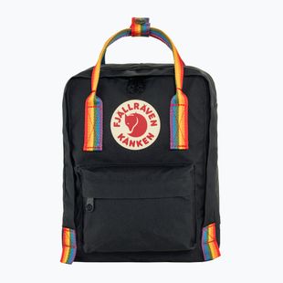 Fjällräven Kanken Rainbow Mini 7 л градска раница черно/дъга
