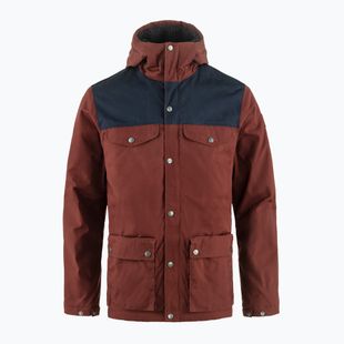 Мъжко яке за вятър Fjällräven Greenland Winter maroon/dark navy