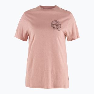 Fjällräven дамска тениска Hemp Blend Out Here chalk rose