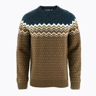 Дамски пуловер Fjällräven Övik Knit Sweater dark oak/navy
