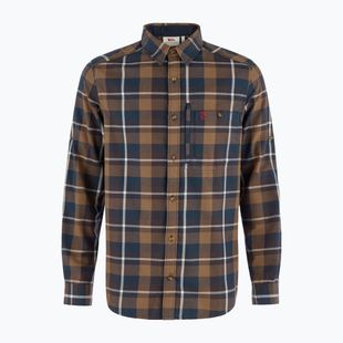 Мъжка риза Fjällräven Fjällglim Regular wood brown/black oak