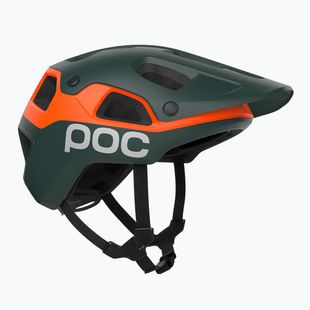 Велосипедна каска POC Cularis Pure pargasite green matt/fluorescent orange matt
