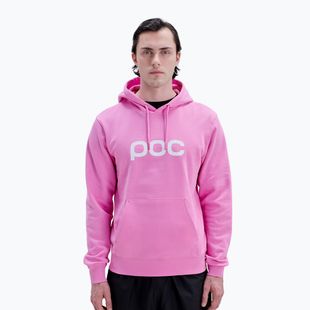 Суитшърт POC Hood thulite pink/hydrogen white