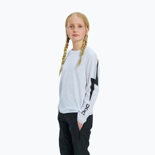 Детска блуза с дълъг ръкав POC Tee Jr hydrogen white