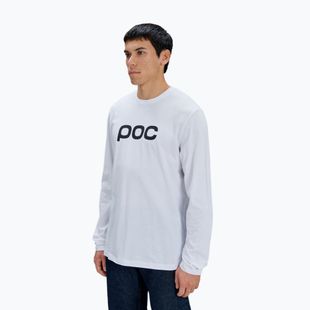Блуза с дълъг ръкав POC Tee hydrogen white/lazurite blue