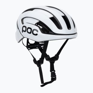 Велосипедна каска POC Omne Air MIPS hydrogen white/uranium black matt с лого