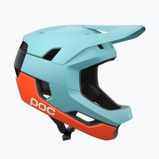 Велосипедна каска POC Otocon Race MIPS indicolite blue matt/carnelian orange matt