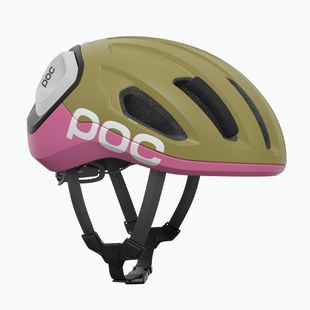 Велосипедна каска POC Amidal olivine green mat/thulite pink mat