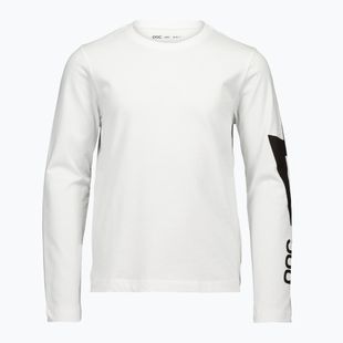 Детска блуза с дълъг ръкав POC Tee Jr blixten white