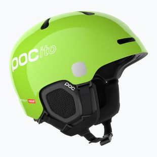 Детска скиорска каска POC POCito Fornix MIPS fluorescent yellow/green